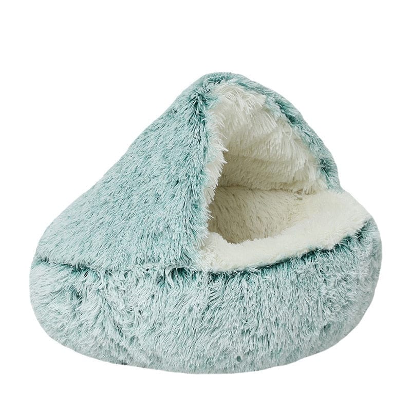 CozyNook™ Fluffy Deluxe Pet Cave Bed