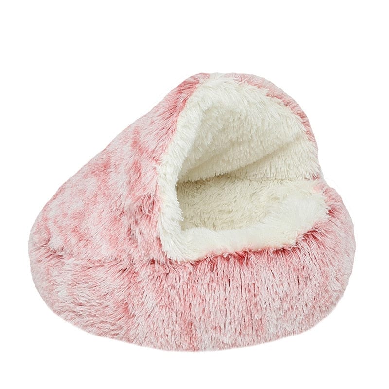 CozyNook™ Fluffy Deluxe Pet Cave Bed