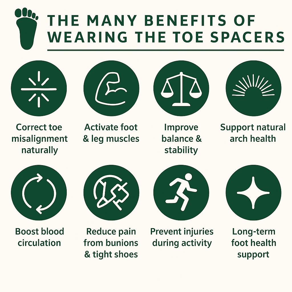 The Toe Spacer™ Medical-Grade Silicone