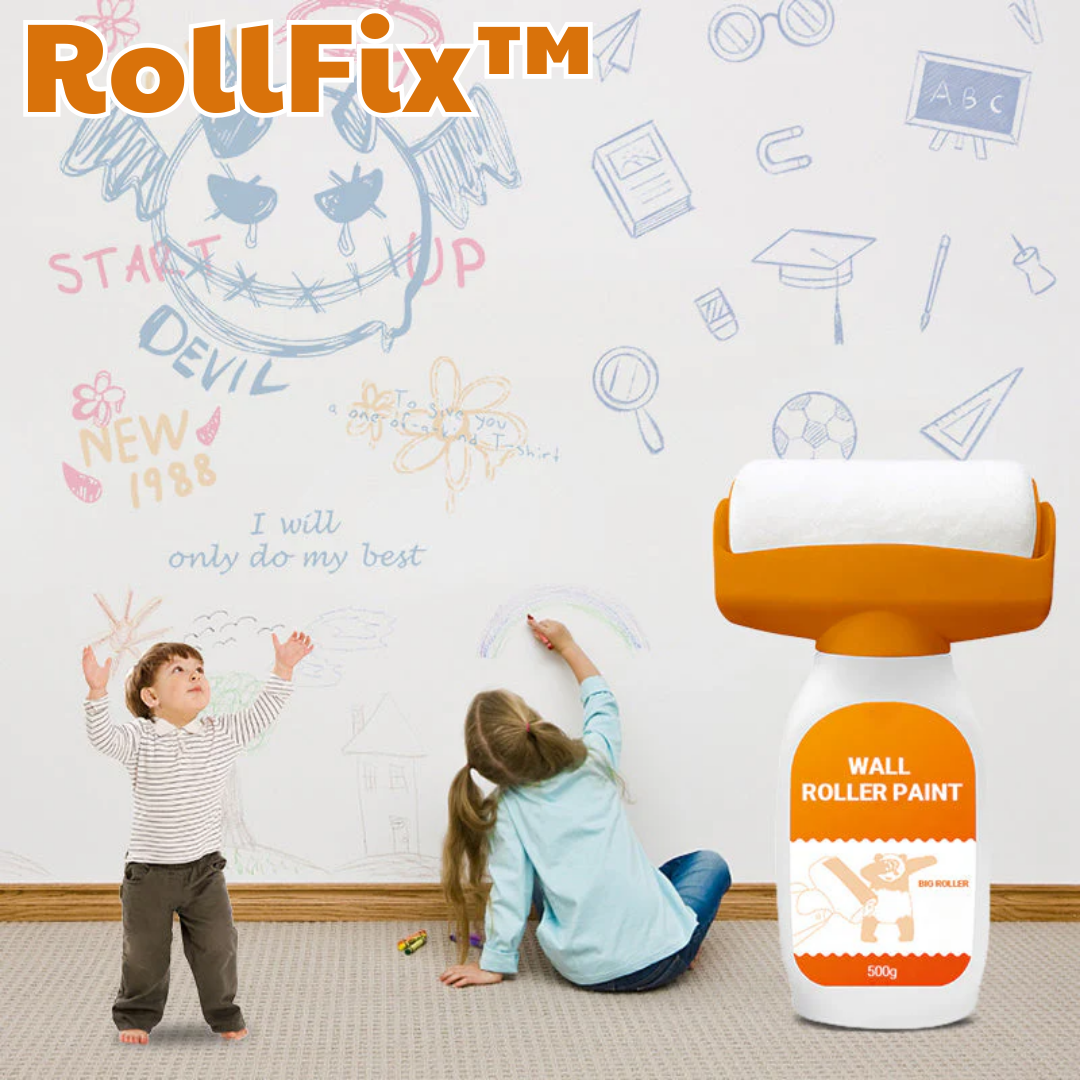 RollFix™ Wall Stain Repair Roller | Instantly restore a clean and flawless wall finish