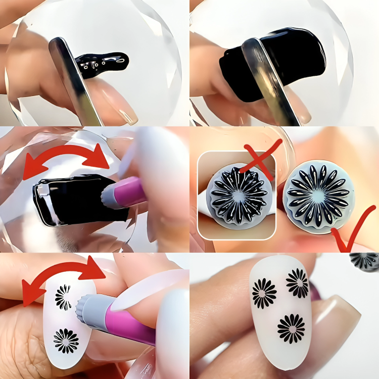 DesignPress™ – Fast Nail Design Stamping Set for Creative Nail Art 🔥Buy 5 Get 5 Free🔥