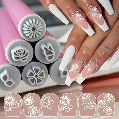 DesignPress™ – Fast Nail Design Stamping Set for Creative Nail Art 🔥Buy 5 Get 5 Free🔥