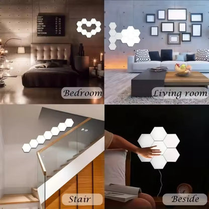 Hexagonal Smart LED Wall Lamp